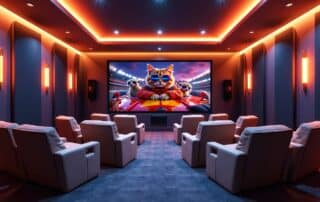Jupiter Florida home theater design