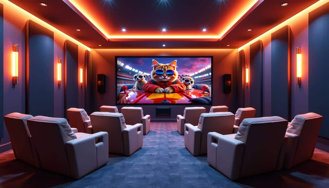 Jupiter Florida home theater design