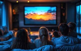 media room installation Palm Beach FL by Definitive Electronics