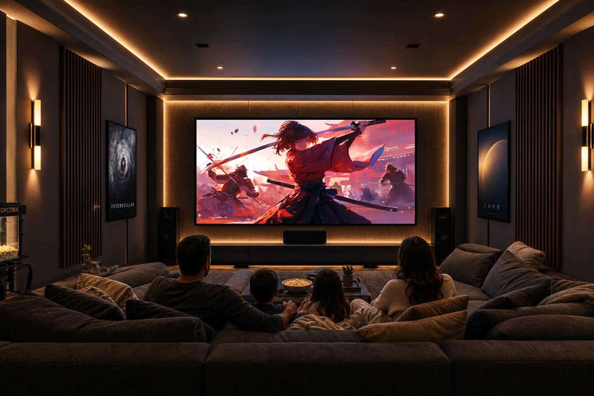 Family home theater in Orlando FL