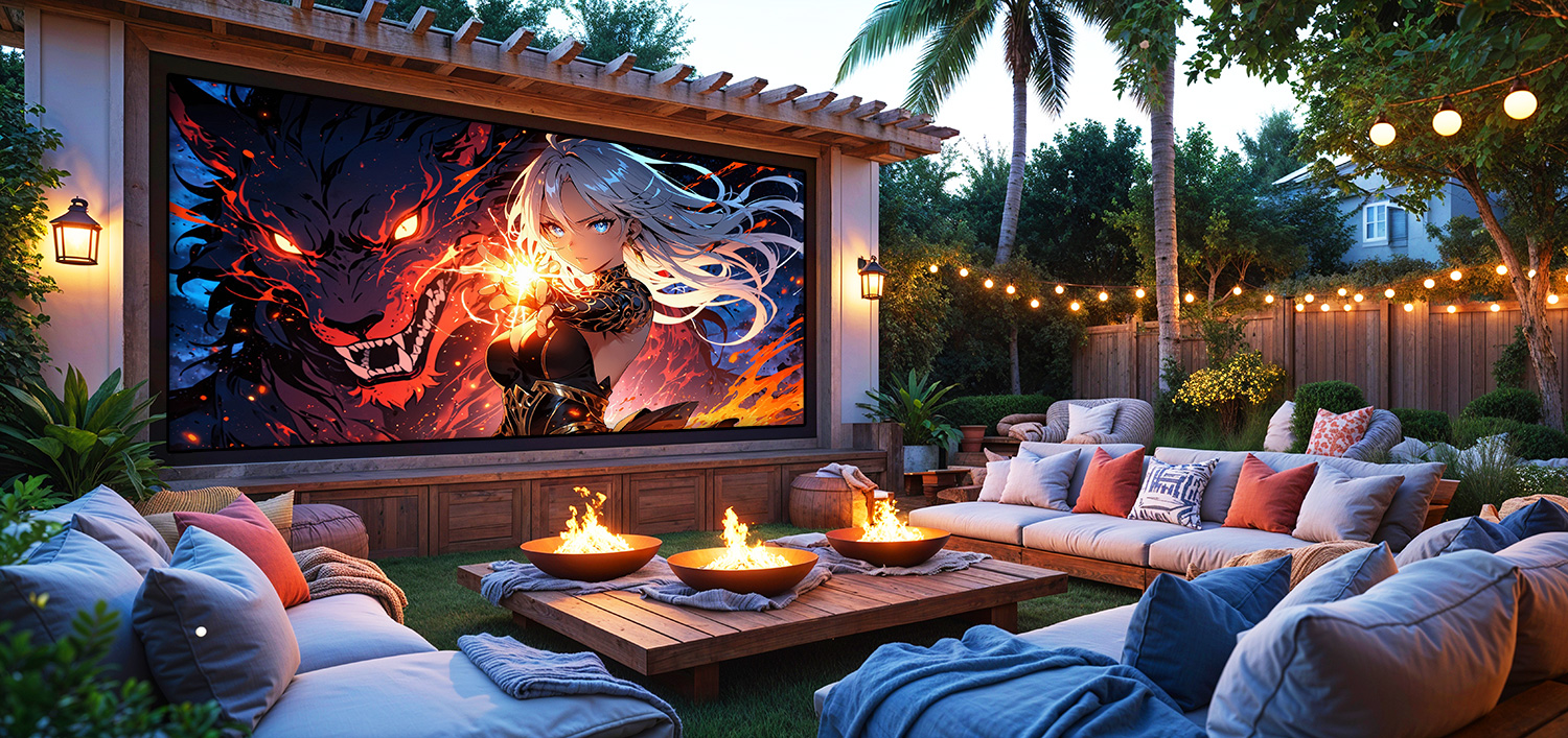 outdoor video walls in Florida - the ultimate in backyard entertaining