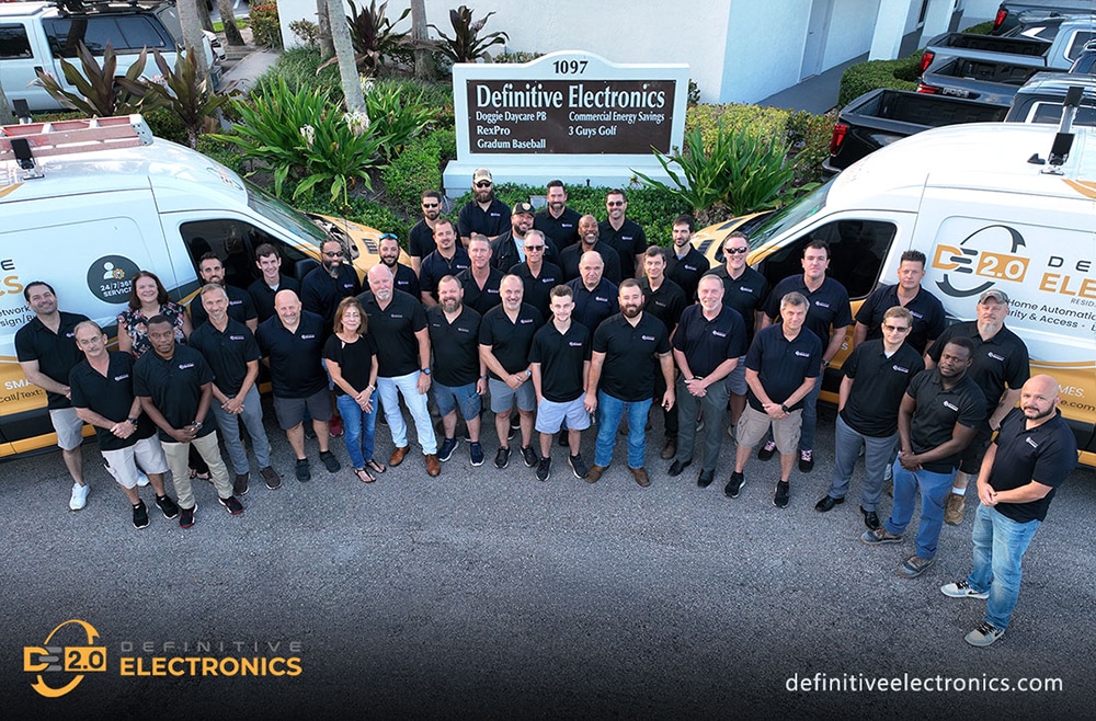 The Definitive Electronics Team supports homeowners, builders, architects, interior designers and property managers in Delray Beach and surrounding areas.