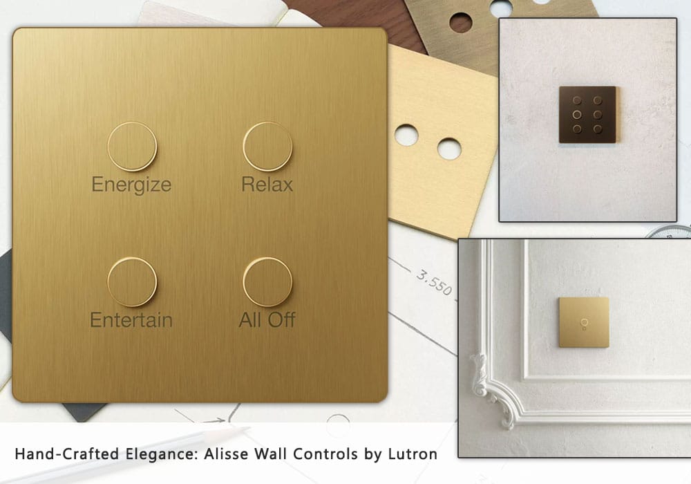Alisse Wall Controls by Lutron
