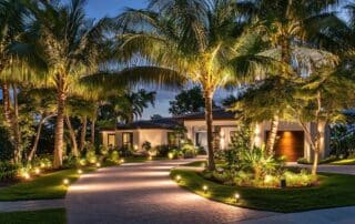 Driveway and outdoor lighting Jupiter Florida
