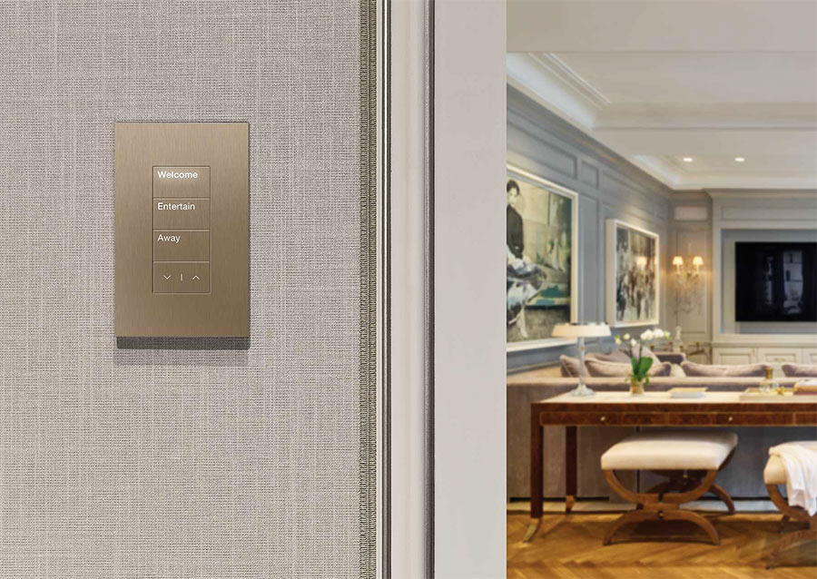 Florida Lutron Dealer custom wall keypads