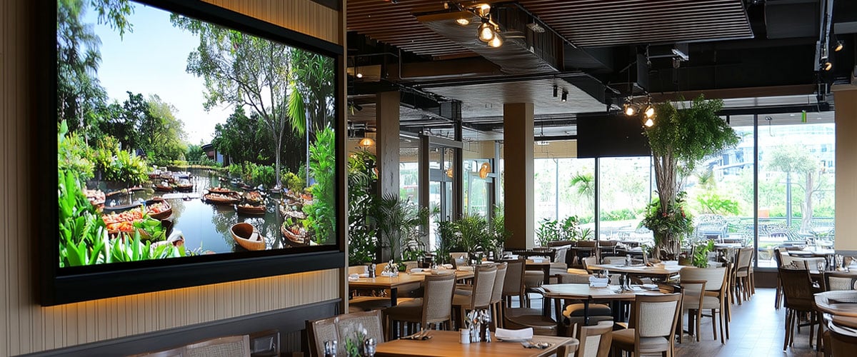 LED video displays and large TVs for restaurants and bars in Florida
