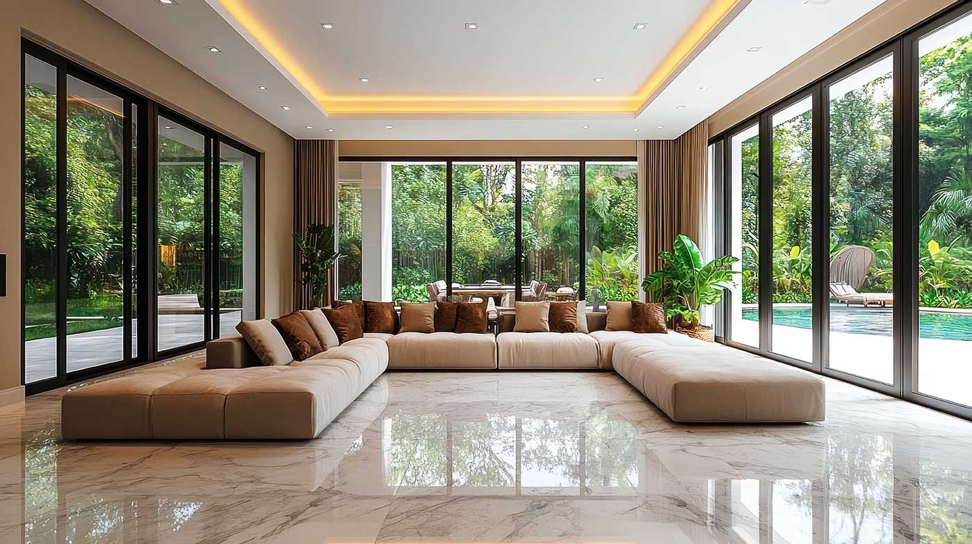 Lutron lighting, shades, and blinds. Installation by Definitive Electronics in Palm Beach, Jupiter, and Boca Raton FL
