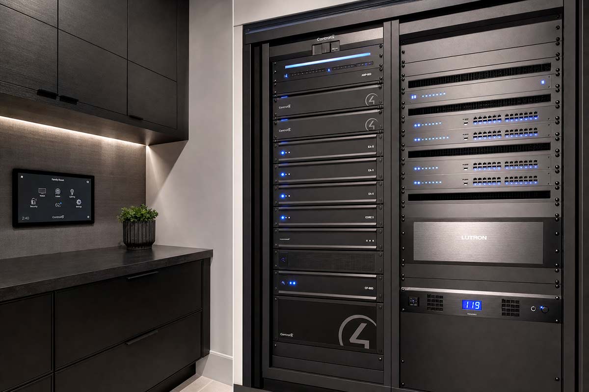 Control4 for energy monitoring and network management