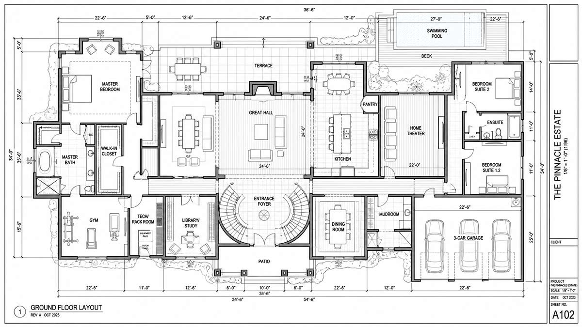 luxury home floorplan Palm Beach Gardens Florida