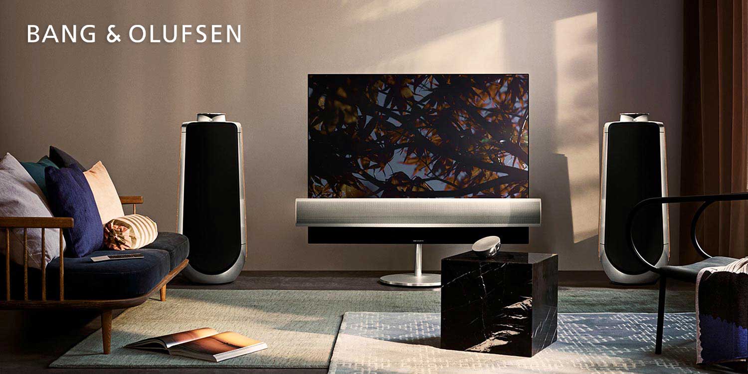 Bang and Olufsen premium floor speakers