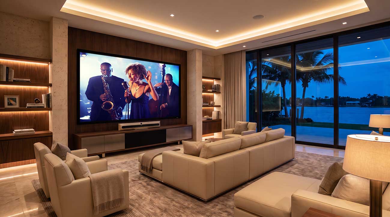 Surround Sound Systems for Luxury Florida Homes