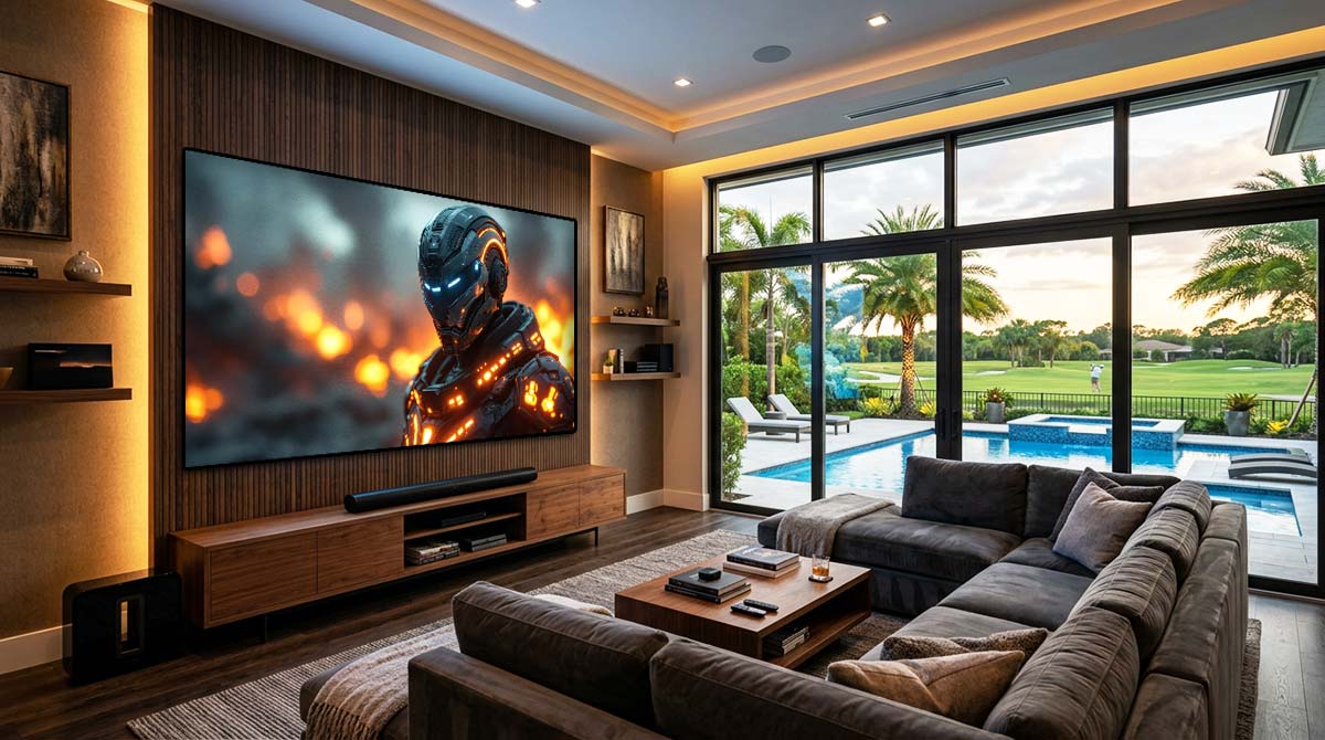media room design Orlando Florida
