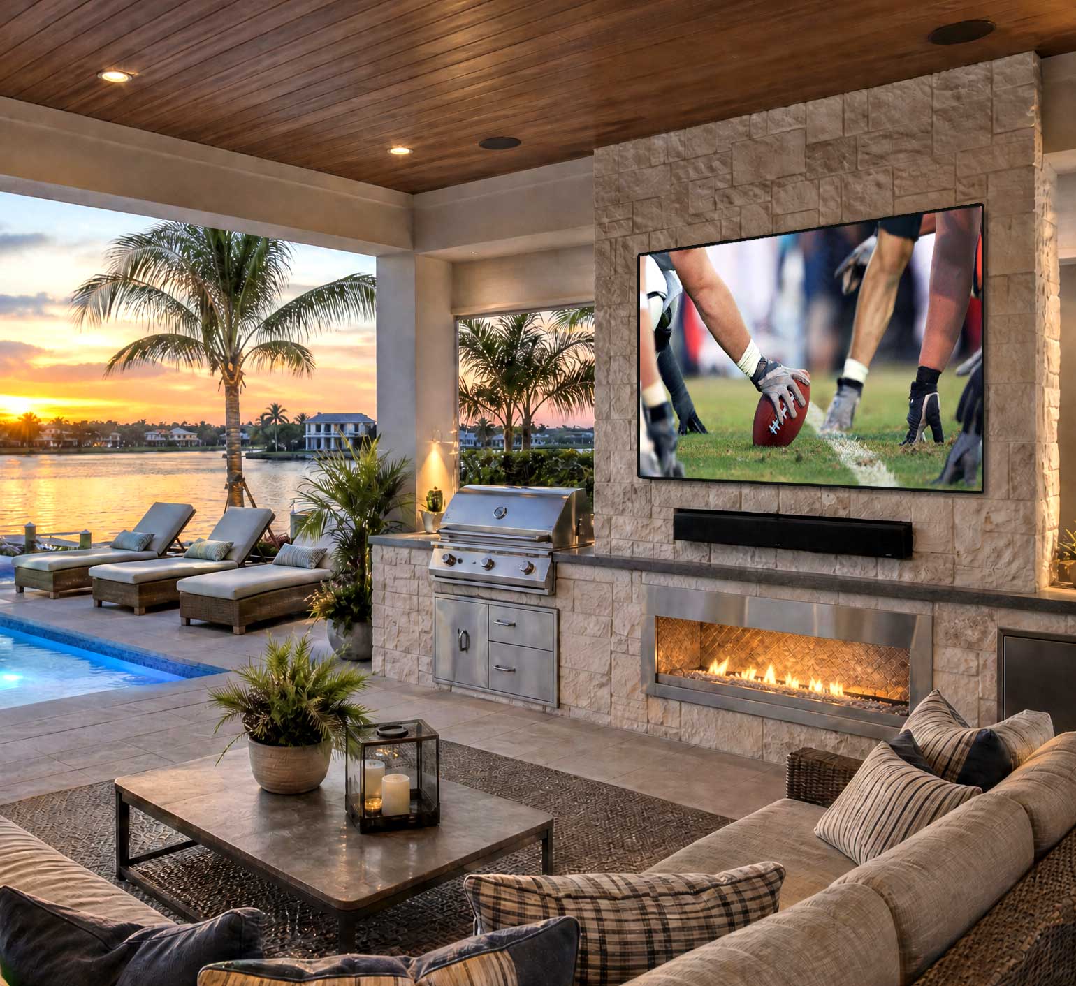 Bowers & Wilkins Outdoor Speakers Installation by Definitive Electronics Bowers & Wilkins Outdoor Speakers Installation by Definitive Electronics
