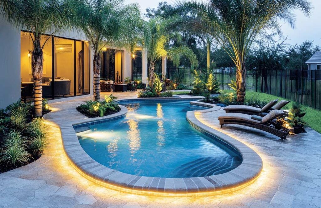 outdoor pool lighting South Florida
